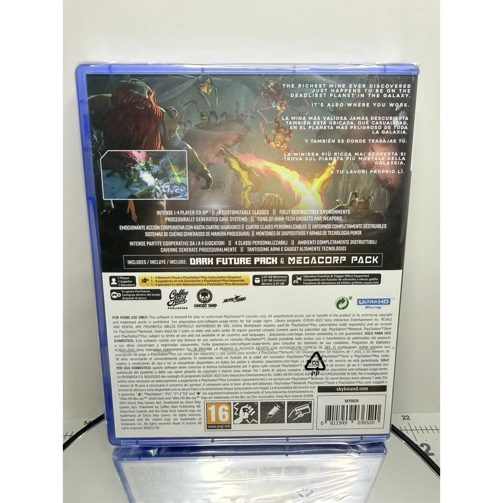 Deep Rock Galactic: Special Edition (Sony PlayStation 5, 2023) Brand New Sealed